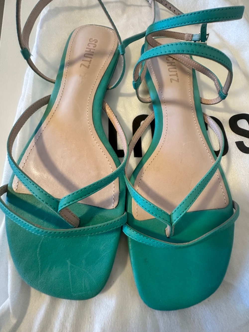 Brand New with Tags (NWT) Schultz strappy flat sandals Size 8 - Picture 6 of 10
